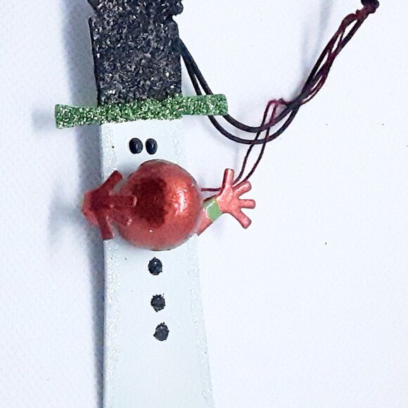 New Snowman Christmas Tree Ornaments  Tree J Flat & Happy Series by Dino - Picture 7 of 8